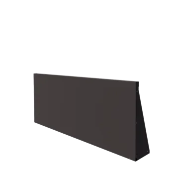 Čelični potporni zid - Ravno - 150 x 60 cm - RAL7016 mat (antracit siva)