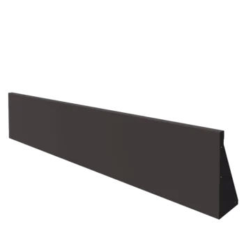 Čelični potporni zid - Ravno - 200 x 40 cm - RAL7016 mat (antracit siva)