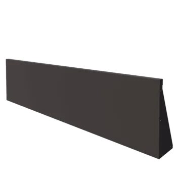 Čelični potporni zid - Ravno - 200 x 50 cm - RAL7016 mat (antracit siva)
