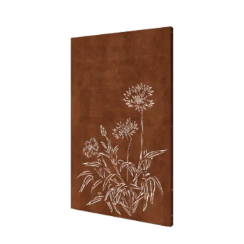 Corten čelik panel - Različak - 120 x 6 x 190 cm