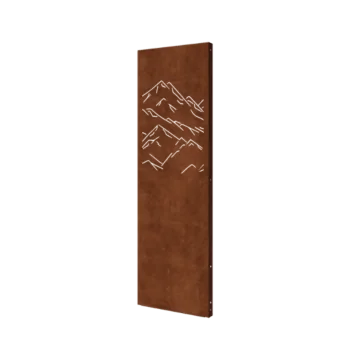 Corten čelik panel - Planine 3 - 60 x 6 x 190 cm