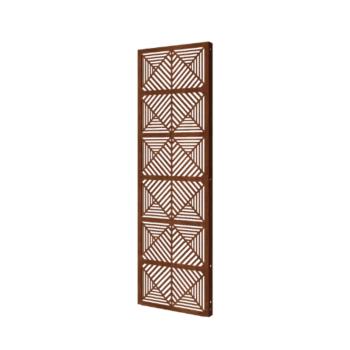 Corten čelik panel - Linije 1 - 60 x 6 x 190 cm