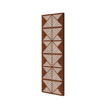 Corten čelik panel - Linije 2 - 60 x 6 x 190 cm