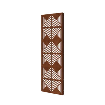 Corten čelik panel - Linije 3 - 60 x 6 x 190 cm