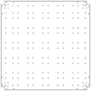 Pocinčana čelična donja ploča - 120 x 120 cm