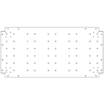 Pocinčana čelična donja ploča - 50 x 100 cm