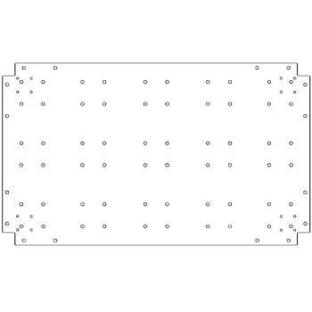 Pocinčana čelična donja ploča - 60 x 100 cm