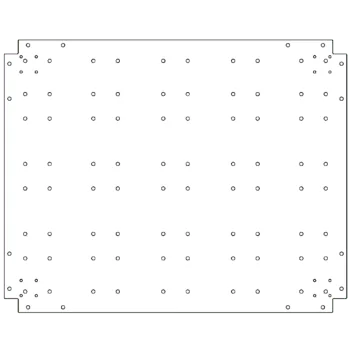 Pocinčana čelična donja ploča - 80 x 100 cm