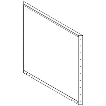 Corten čelik tegla za cvijeće - Panel - 100 x 100 cm