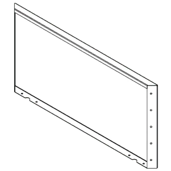 Corten čelik tegla za cvijeće - Panel - 50 x 100 cm