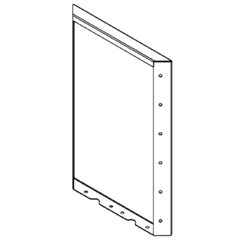 Corten čelik tegla za cvijeće - Panel - 60 x 40 cm