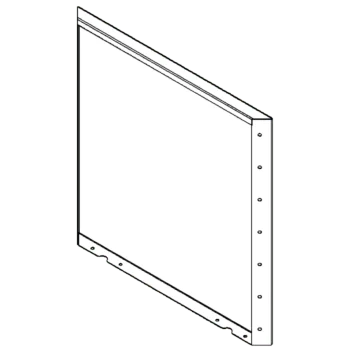 Corten čelik tegla za cvijeće - Panel - 70 x 70 cm