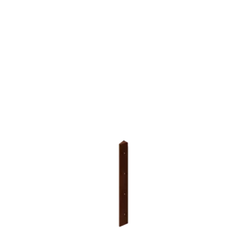 Corten čelik tegla za cvijeće - Kutni element 30° - 40 cm