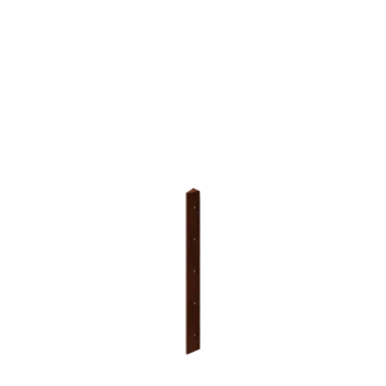 Corten čelik tegla za cvijeće - Kutni element 30° - 50 cm