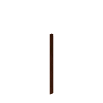 Corten čelik tegla za cvijeće - Kutni element 30° - 70 cm