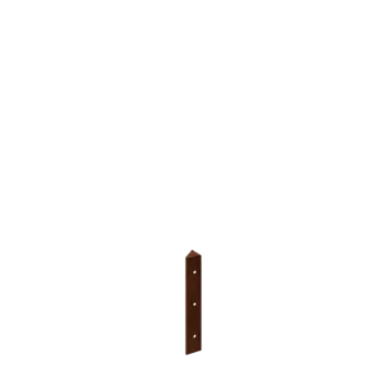 Corten čelik tegla za cvijeće - Kutni element 45° - 30 cm