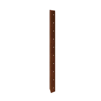 Corten čelik tegla za cvijeće - Kutni element 90° - 100 cm