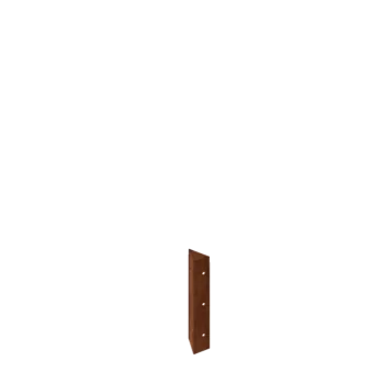 Corten čelik tegla za cvijeće - Kutni element 90° - 30 cm