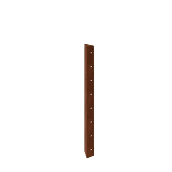 Corten čelik tegla za cvijeće - Kutni element 90° - 80 cm
