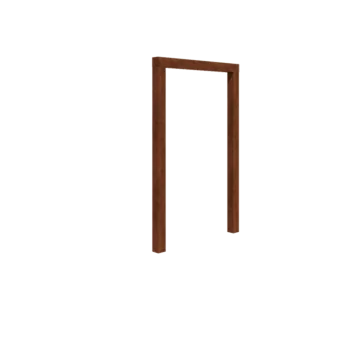 Pergola od corten čelika - Ravno - 150 x 230 cm - Bez betonskog postolja