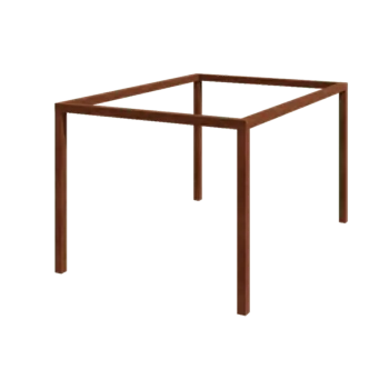 Pergola od corten čelika - Pravokutnik - 424 x 300 x 230 cm - Bez betonskog postolja
