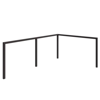 Pergola od čelika - Kut - 600 x 412 x 230 cm - Druga RAL boja - Bez betonskog postolja