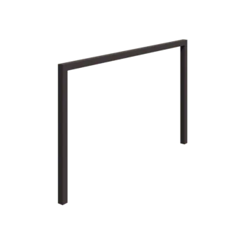 Pergola od čelika - Ravno - 400 x 230 cm - RAL7016 mat (antracit siva) - Bez betonskog postolja