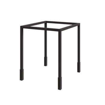 Pergola od čelika - Kvadrat - 274 x 250 x 230 cm - RAL7016 mat (antracit siva) - S betonskim postoljem