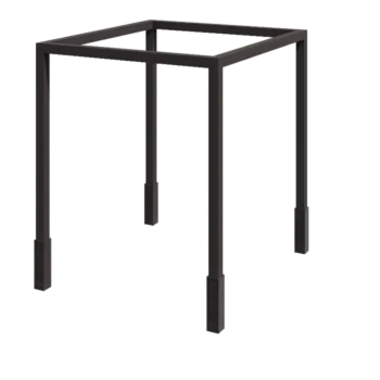 Pergola od čelika - Kvadrat - 274 x 250 x 230 cm - Druga RAL boja - S betonskim postoljem