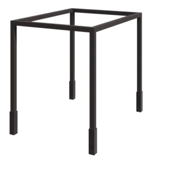 Pergola od čelika - Kvadrat - 324 x 300 x 230 cm - Druga RAL boja - S betonskim postoljem