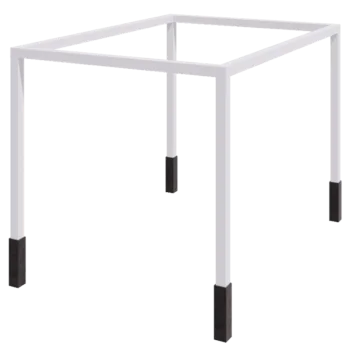 Pergola od čelika - Pravokutnik - 424 x 300 x 230 cm - RAL9010 mat (bijela) - S betonskim postoljem