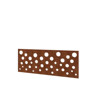 Ograda od corten čelika H - Panel B - 120 x 47,5 cm