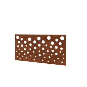 Ograda od corten čelika H - Panel B - 120 x 63,3 cm