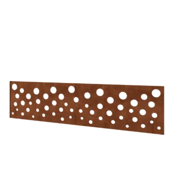 Ograda od corten čelika H - Panel B - 180 x 47,5 cm