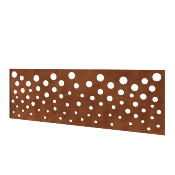 Ograda od corten čelika H - Panel B - 180 x 63,3 cm