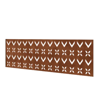 Ograda od corten čelika H - Panel V - 180 x 63,3 cm