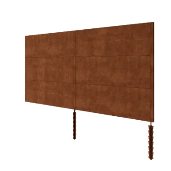 Ograda od corten čelika H3 - Kompletan set - 372 x 6 x 190 cm