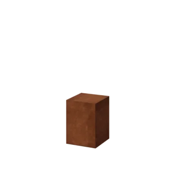 Postolje od corten čelika - Ohio - 30 x 30 x 40 cm