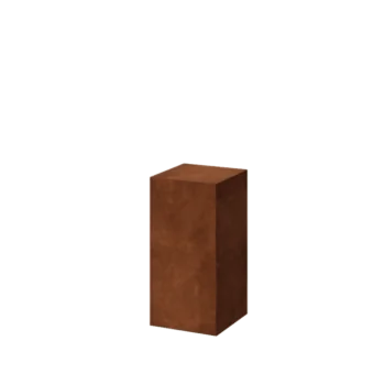 Postolje od corten čelika - Ohio - 30 x 30 x 60 cm