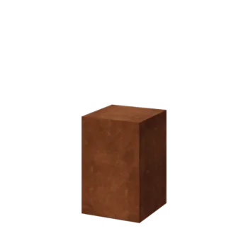 Postolje od corten čelika - Ohio - 40 x 40 x 60 cm